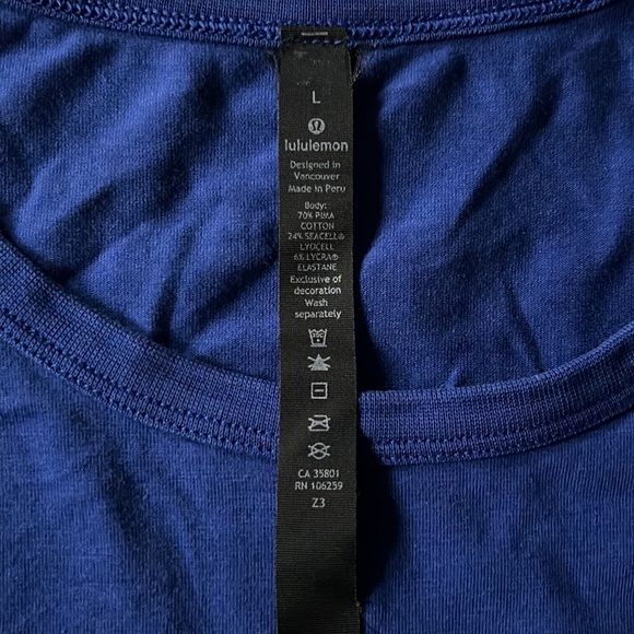 Lululemon Seawheeze T-Shirt L - Picture 2 of 3